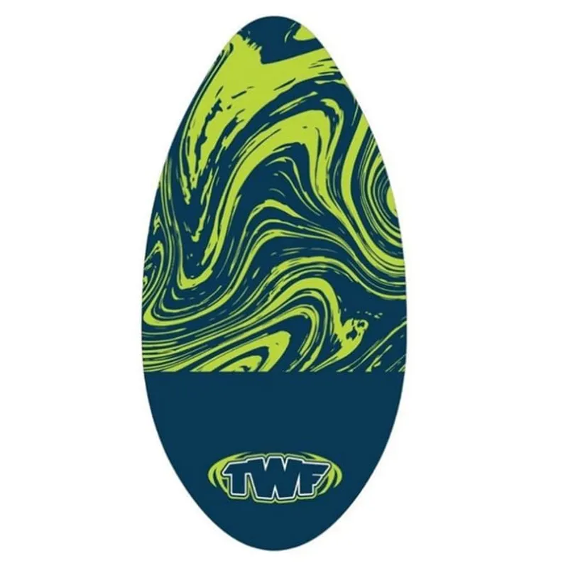 TWF: 41inch Skim Board - Green Swirl